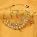 Efulgenz Indian Bollywood Traditional Crystal Pearl Wedding Choker Necklace Earrings Maang Tikka Jewelry Set - Image 9